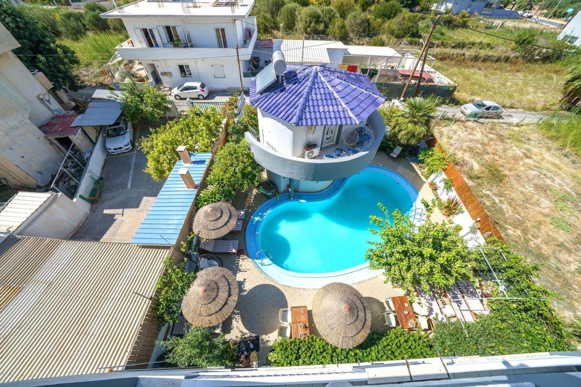 Rodi Blue Apartments Amoudara  Bagian luar foto