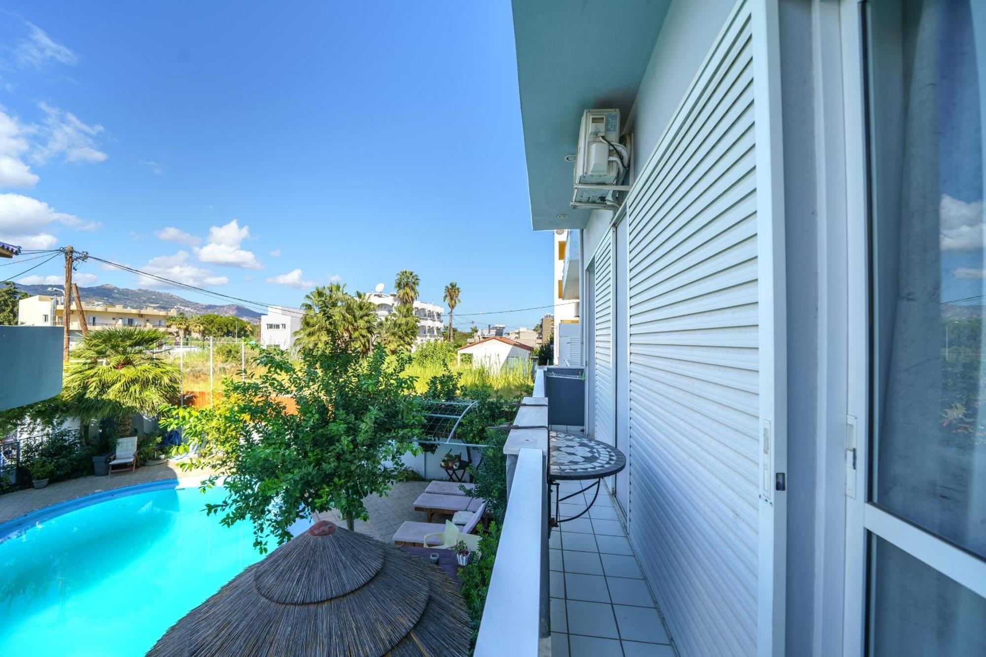 Rodi Blue Apartments Amoudara  Bagian luar foto